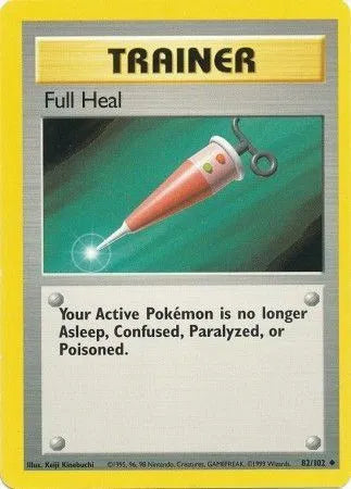 Full Heal (NL) 82/102 - Base Set (Unlimited) - Normal