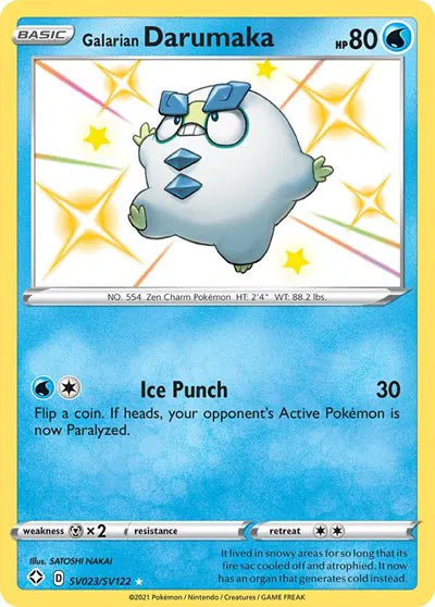 Galarian Darumaka SV023/SV122 - Shining Fates: Shiny Vault - Holofoil