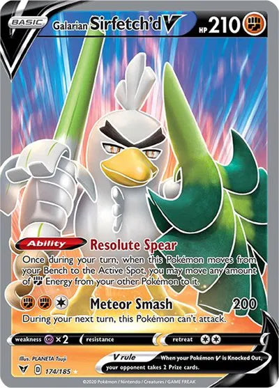 Galarian Sirfetch'd V 174/185 - Vivid Voltage - Holofoil