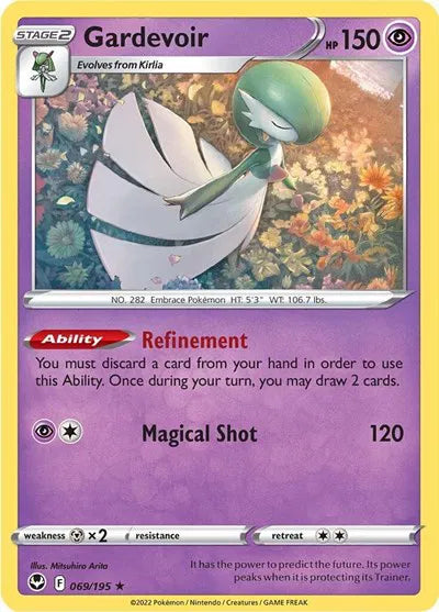 Gardevoir 069/195 - Silver Tempest - Normal