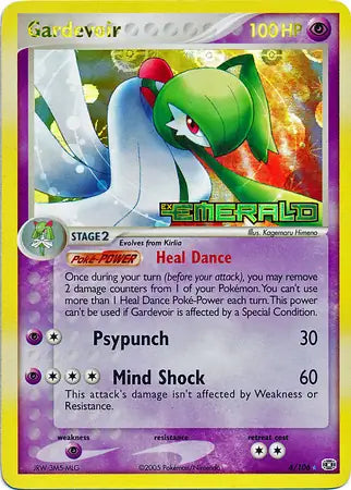 Gardevoir 4/106 - EX Emerald - Reverse Holofoil