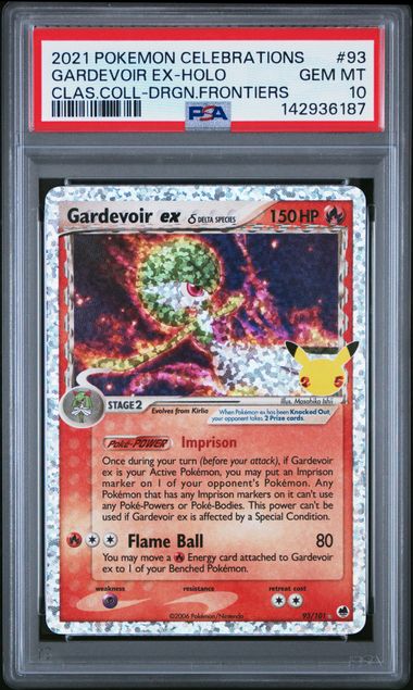 Gardevoir ex (PSA 10) 93/101 - Celebrations: Classic Collection - Holofoil