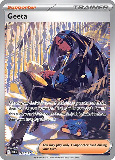 Geeta 226/197 - Obsidian Flames - Holofoil