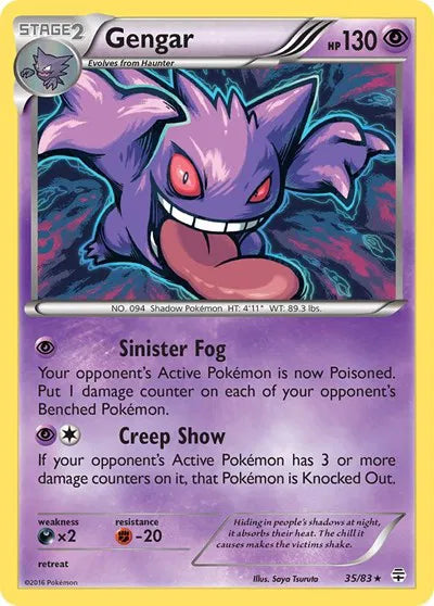 Gengar 35/83 - Generations - Holofoil