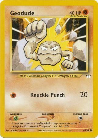Geodude 44/64 – Neo Revelation (Unbegrenzt) – Normal