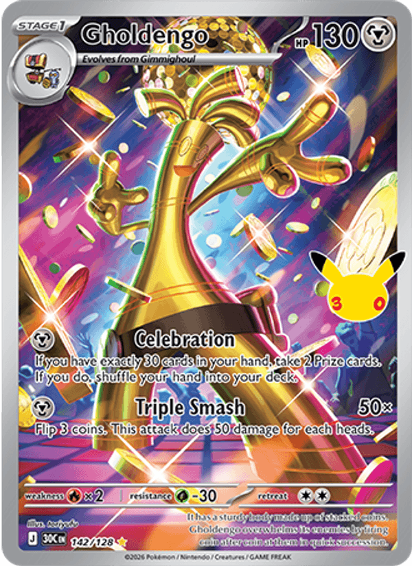 Gholdengo 142/128 - 30th Celebration - Holofoil