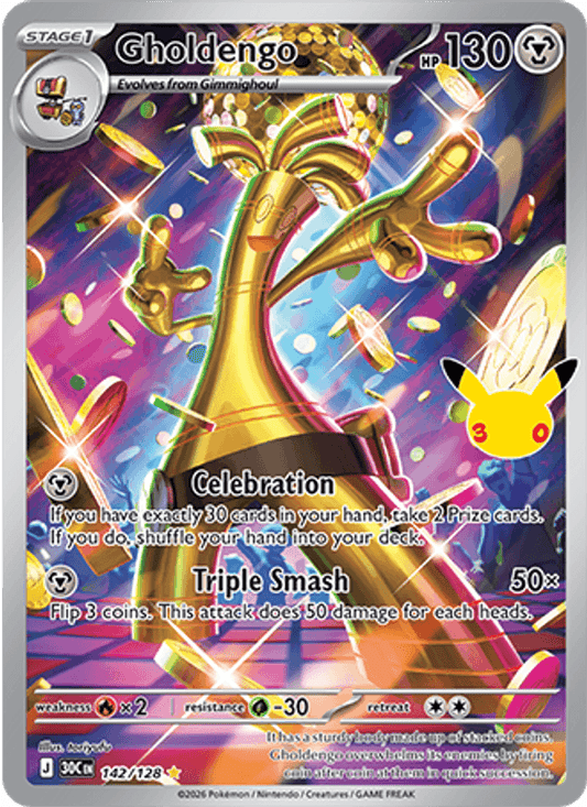 Gholdengo 142/128 - 30th Celebration - Holofoil