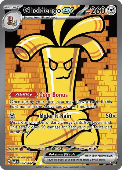 Gholdengo ex 252182 - Paradox Rift - Holofoil