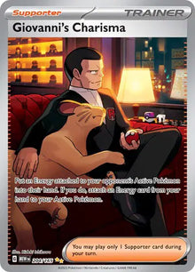 Giovanni's Charisma 204/165 - Scarlet & Violet 151 - Holofoil