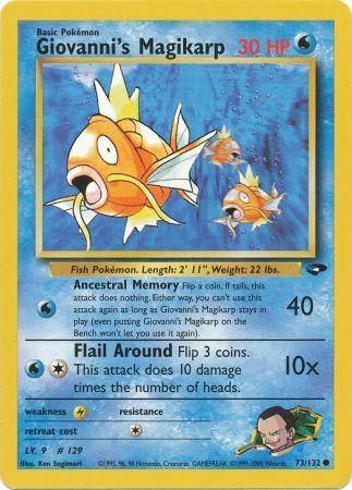 Giovannis Magikarp 73/132 – Gym Challenge (Unbegrenzt) – Normal