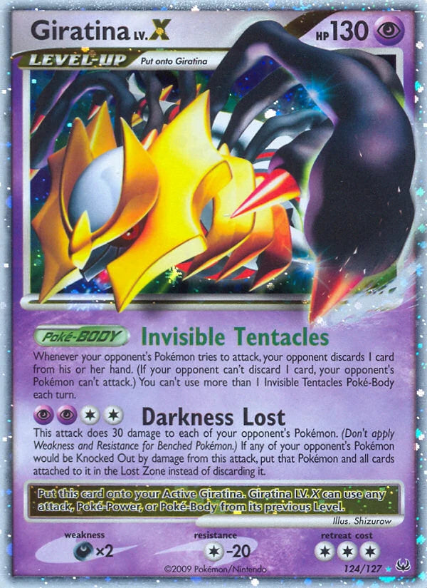 Giratina Lv.X 124/127 - Platinum - Holofoil