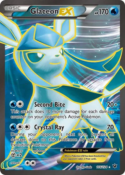 Glaceon EX 116/124 - Fates Collide - Holofoil
