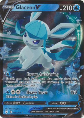 Glaceon V 040/203 - Evolving Skies - Holofoil