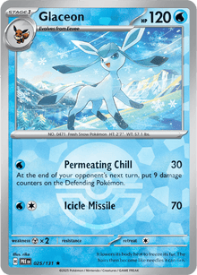 Glaceon 025/131 - Prismatic Evolutions - Poke Ball Pattern