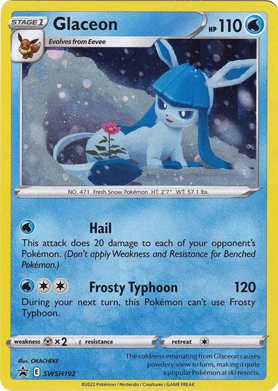 Glaceon SWSH192 - Sword & Shield Promo - Holofoil