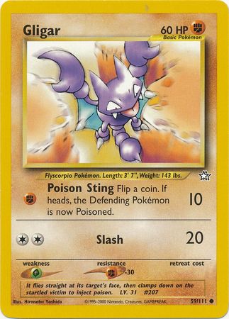 Gligar 59/111 – Neo Genesis (Unbegrenzt) – Normal