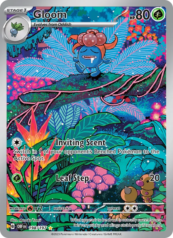 Gloom 198/197 - Obsidian Flames - Holofoil