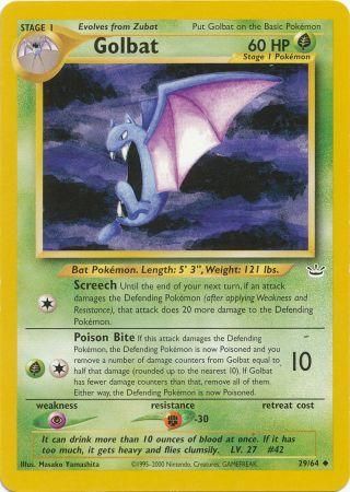 Golbat 29/64 – Neo Revelation (Unbegrenzt) – Normal