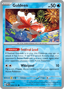 Goldeen 020/131 - Prismatic Evolutions - Master Ball Pattern