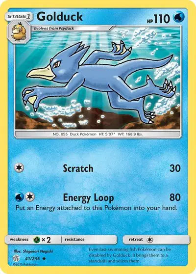 Golduck 41/236 - Cosmic Eclipse - Reverse Holofoil