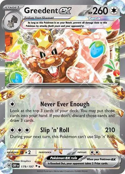 Greedent ex 179/197 – Obsidianflammen – Normal