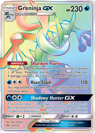 Greninja GX 133/131 - Forbidden Light - Holofoil