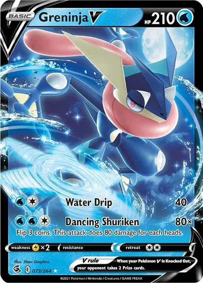 Greninja V 073/264 - Fusion Strike - Holofoil