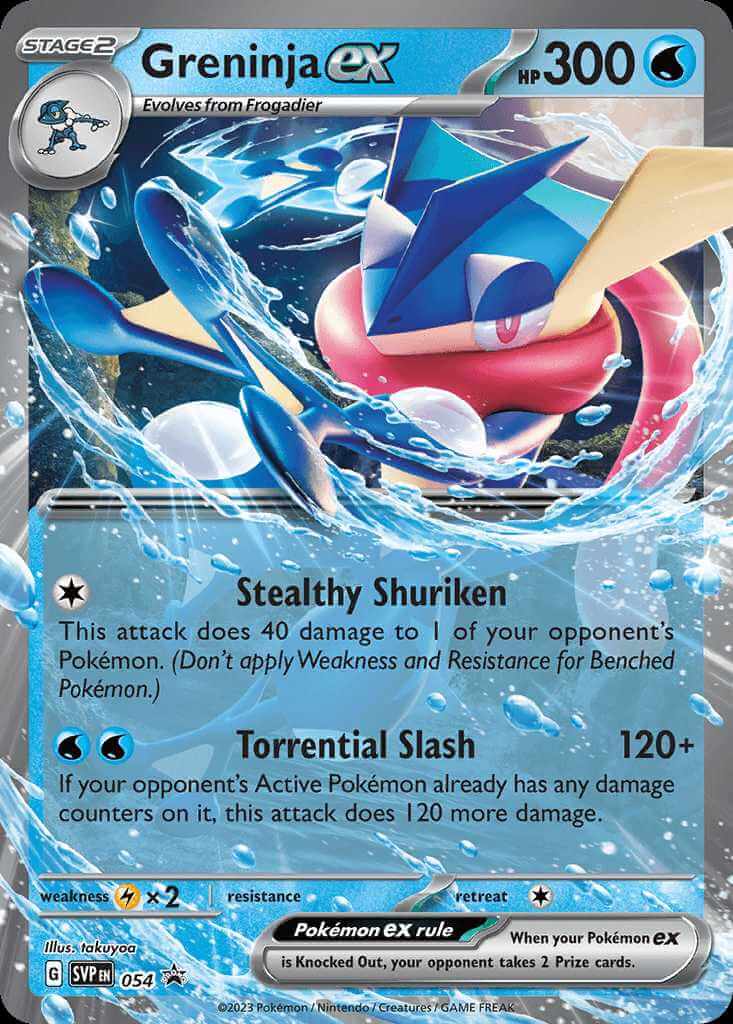 Greninja ex 054 - Scarlet & Violet Promo - Holofoil