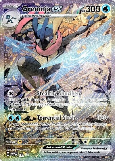 Greninja ex 132 - Scarlet & Violet Promo - Holofoil