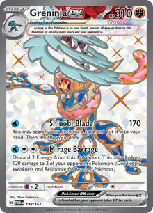 Greninja ex 198/167 – Twilight Masquerade – Holofoil