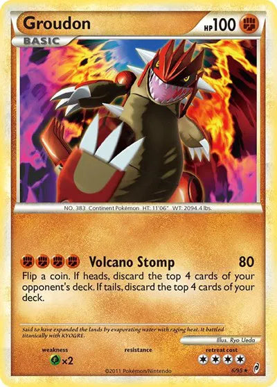 Groudon 6/95 - Call of Legends - Holofoil