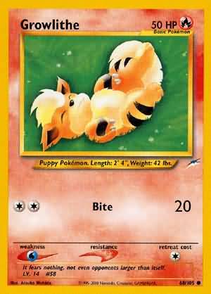 Growlithe 68/105 – Neo Destiny (Unbegrenzt) – Normal