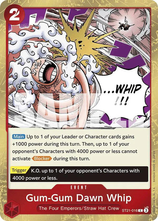 Gum-Gum Dawn Whip ST21-016 - Starter Deck EX: Gear 5 - Foil