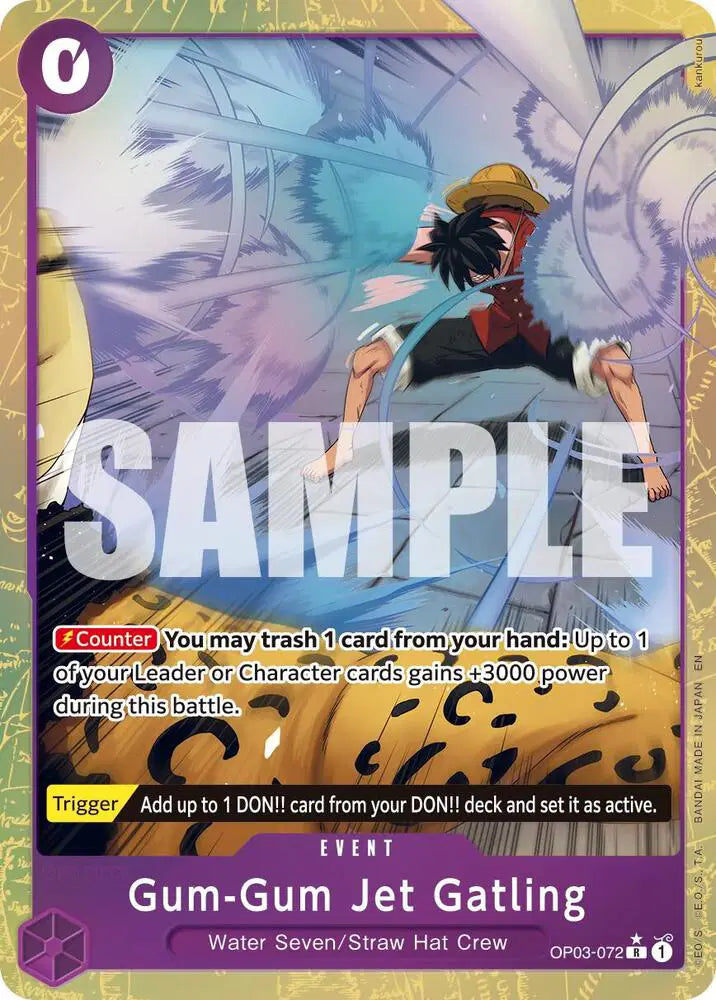 Gum-Gum Jet Gatling (Alternate Art) OP03-072 - The Best Vol.2 - Foil