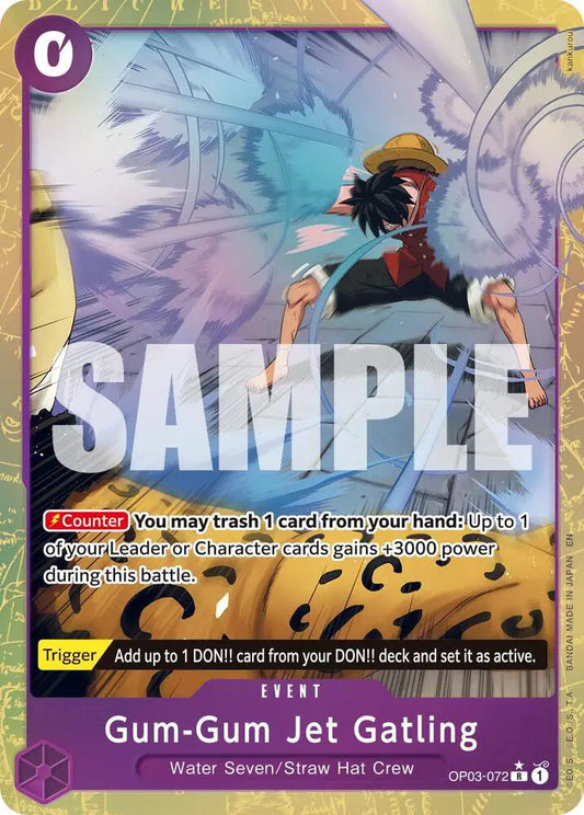 Gum-Gum Jet Gatling (Alternate Art) OP03-072 - The Best Vol.2 - Foil