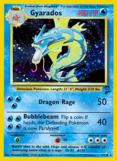Gyarados 7/130 - Base Set 2 - Holofoil