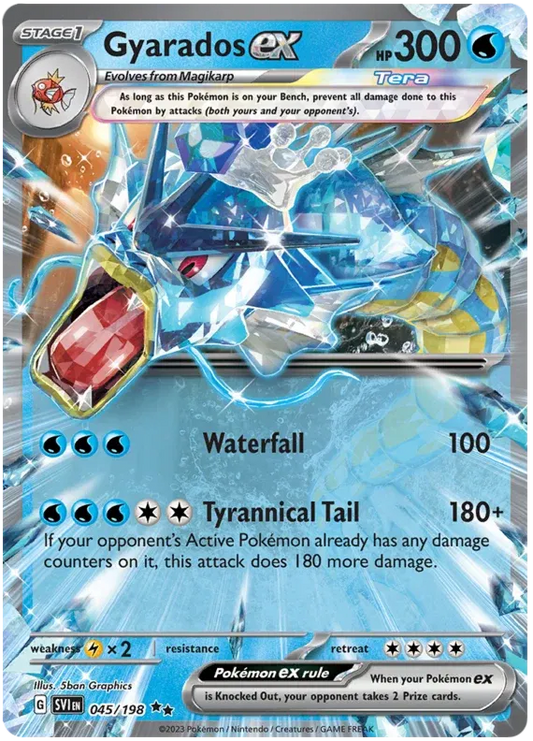 Gyarados ex 045/198 - Scarlet & Violet - Holofoil
