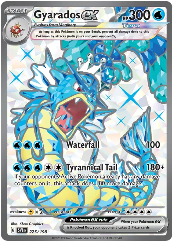 Gyarados ex 225/198 - Scarlet & Violet - Holofoil