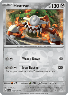 Heatran 068/131 - Prismatic Evolutions - Master Ball Pattern