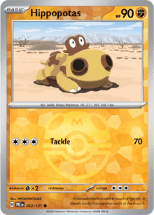 Hippopotas 052/131 - Prismatic Evolutions - Master Ball Pattern
