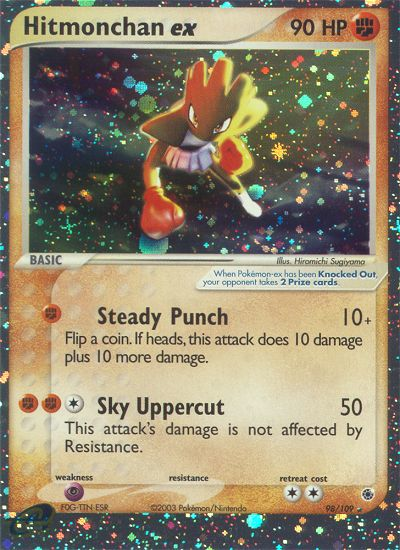 Hitmonchan ex 98/109 - EX Ruby & Sapphire - Holofoil