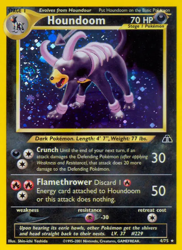 Houndoom 4/75 - Neo Discovery (Unlimited) - Holofoil