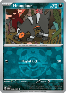 Houndour 062/131 - Prismatic Evolutions - Master Ball Pattern