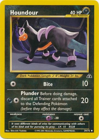 Houndour 39/75 - Neo Discovery (Unlimited) - Normal