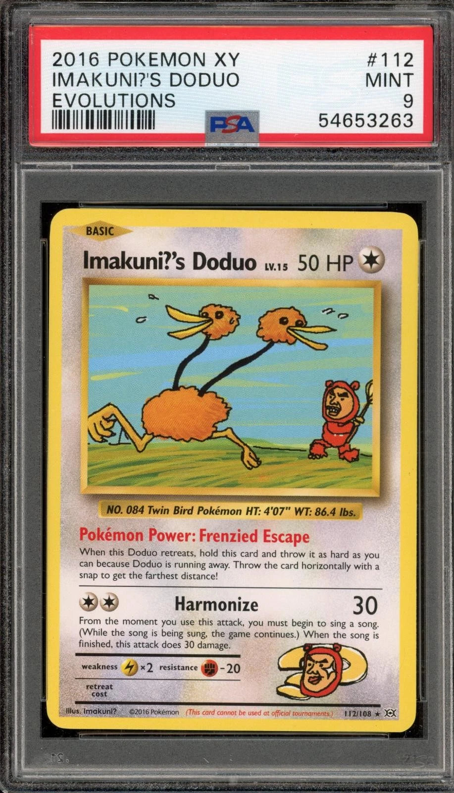 Imakuni's Doduo (PSA 9) 112/108 - Evolutions - Normal