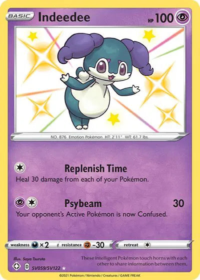 Indeedee SV059/SV122 - Shining Fates: Shiny Vault - Holofoil