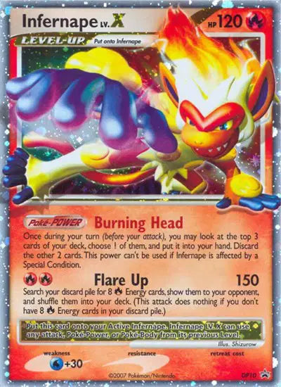 Infernape Lv.X DP10 - Diamond and Pearl Promos - Holofoil