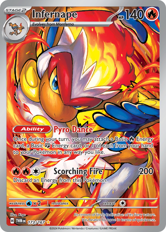 Infernape 173/167 - Twilight Masquerade - Holofoil