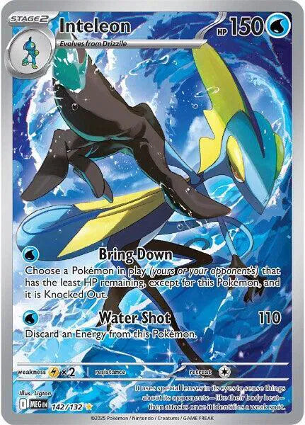 Inteleon 142/132 - Mega Evolution - Holofoil