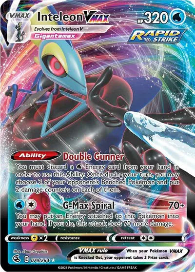 Inteleon VMAX 079/264 - Fusion Strike - Holofoil